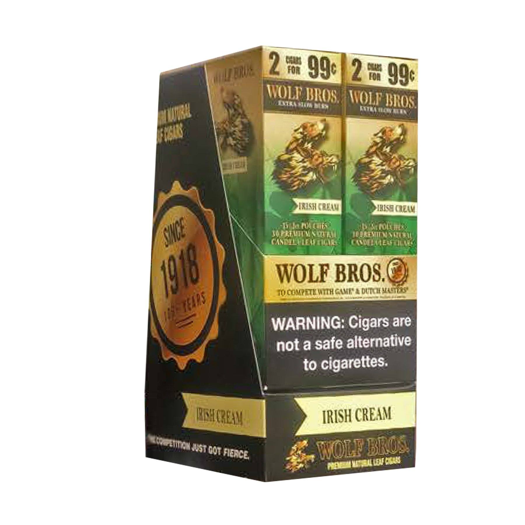 Wolf Bros Irish Cream Cigarillos