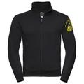 Black-Cafe London Classic Fleece Sweat Jacket, black-gold, Size L