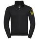 Black-Cafe London Classic Fleece Sweat Jacket, black-gold, Size L