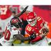 Jason Pierre-Paul Tampa Bay Buccaneers Unsigned Super Bowl LV Sacking Mahomes Photograph