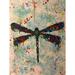 Buy Art For Less Pop Art Dragonfly by Ed Capeau - Graphic Art Print Canvas in Black, Size 16.0 H x 12.0 W x 1.5 D in | Wayfair CAN EDC362 16x12