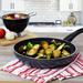 Oster Pallermo 11 in. Non Stick Aluminum Frying Pan Non Stick/Aluminum in Black/Gray | 2.25 H x 18.5 D in | Wayfair 950115568M