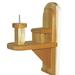 Arlmont & Co. Kulp Chair & Table Cob Squirrel Feeder Wood in Brown | 15 H x 5.2 W x 11.8 D in | Wayfair DD27EB7E1F0B4C499CFEE92446599FF2