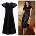 Zara Dresses | Faux Leather Dress | Color: Black | Size: S