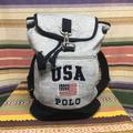 Polo By Ralph Lauren Bags | Euc Vintage Polo Mini Backpack | Color: Blue/Gray | Size: Os