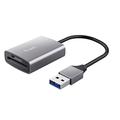 Trust Dalyx Schnelles USB-Kartenlesegerät aus Aluminium mit Standard-USB-Anschluss, USB-Anschluss 3.2 Gen. 1 mit Anschlusstyp A, (Mikro) SD, SDHC und SDXC bis zu 2 TB, PC, MacBook, Chromebook, Laptop