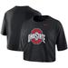 Women's Nike Black Ohio State Buckeyes Cropped Performance T-Shirt