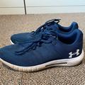 Under Armour Shoes | Hardly Worn Under Armour Trainers, Wide Foot! | Color: Blue | Size: 9.5