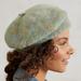 Anthropologie Accessories | Anthropologie Claire Fuzzy Beret | Color: Blue/Green | Size: Os