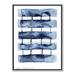 Joss & Main Stitched Together I by Nikki Galapon - Rectangle Print Single Piece Item on Canvas in Blue/White | 25.5 H x 19.5 W x 2 D in | Wayfair