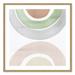 Joss & Main Nessie Bend of Colors II by Isabelle Z - Painting Print Paper, Wood in Brown/Gray/Green | 33.25 H x 33.25 W x 0.75 D in | Wayfair