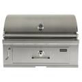 Coyote Grills 36" Barrel Charcoal Grill Stainless Steel in Gray | 23 H x 36 W x 25 D in | Wayfair CC1CH36