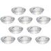 Ebern Designs 1.1" Glass Tabletop Tealight Holder Glass | 1.1 H x 3 W x 3 D in | Wayfair 64B1F57FB9574A67B39797F42937746D