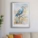 Sand & Stable™ Blue Heron I by Nan - Picture Frame Print Paper, Glass in Blue/Green | 42.5 H x 30.5 W x 1.5 D in | Wayfair