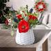 Primrue Mixed Floral Arrangement in Vase Plastic in Red | 12 H x 8 W x 4 D in | Wayfair 0820B1522E6C4174A690BC979DC3CDC5