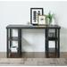 17 Stories Reversible Desk Wood in Black | 30 H x 54 W x 26 D in | Wayfair 9476F5F0C6B84D62BB3139CE2AA975A2