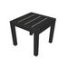 Wade Logan® Aynura Plastic/Resin Outdoor Side Table Plastic/Metal in Black | 14 H x 17 W x 18 D in | Wayfair C7C120FDF1A244B29DCC25AE8A74137D