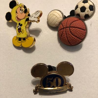 Disney Toys | Mickey Mouse Enamel Pins | Color: Cream/Tan | Size: Osbb