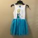 Disney Dresses | Disney Frozen Elsa Tank Dress (Oh) | Color: Blue/White | Size: 7g