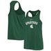 Women's Nike Green Michigan State Spartans Arch & Logo Classic Performance Tank Top