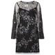 Monsoon Ladies Freyja Sequin Tunic Dress Womens Size 12 - Black