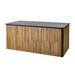 Cane-line Combine 324.32 Gallon Water Resistant Teak Deck Box in Teak/Lava Gray Wood/Metal/Solid Wood in Brown | 30.4 H x 70.9 W x 35.5 D in | Wayfair