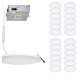 WAC Limited Lotos 6.75 Ultra Slim Selectable Remodel IC LED Canless Recessed Lighting Kit in White | 0.9 H x 4.73 W in | Wayfair R4ERDR-W9CS-WT-24