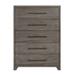 Hearst Solid Wood Five Drawer Chest in Sahara Tan - Modus 6VF384