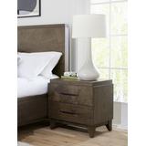 Broderick Two-Drawer Nightstand in Wild Oats Brown - Modus EQY681