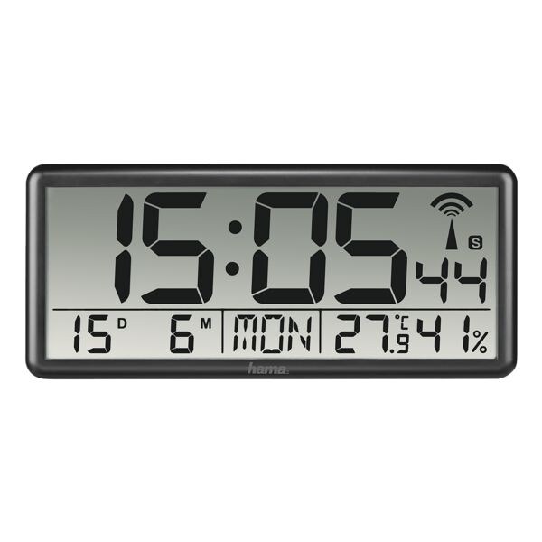 Hama Digitale Funkwanduhr »Jumbo«, 16 cm Image