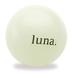 Orbee-Tuff White Luna Moon Glow in The Dark Chew Ball Dog Toy, Medium