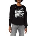 G-STAR RAW Women's Graphic Thistle Xzyph Sweater, Dk Black A612-6484, XL