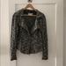 Anthropologie Jackets & Coats | Anthropologie Knit Moto Jacket Sweater Sz. Medium | Color: Gray | Size: M