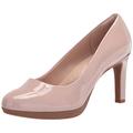 Clarks Damen Ambyr Joy Pumps, Dusty Rose Lack Kunststoff, 39.5 EU