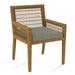 Braxton Culler Pine Isle Arm Chair Upholstered/Wicker/Rattan/Fabric in Gray | 36 H x 23 W x 24 D in | Wayfair 1023-029/0851-84/HONEY