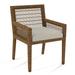 Braxton Culler Pine Isle Arm Chair Upholstered/Wicker/Rattan/Fabric in Gray/Black/Brown | 36 H x 23 W x 24 D in | Wayfair 1023-029/0805-91/HAVANA