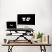 FlexiSpot Desk Converter w/ Removable Keyboard Tray Wood/Metal in Black | 28.4 W x 16.3 D in | Wayfair MT7B-S