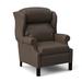 Bradington-Young Chippendale 33" Wide Faux Leather Standard Recliner Fade Resistant in Brown | 43 H x 33 W x 36.25 D in | Wayfair