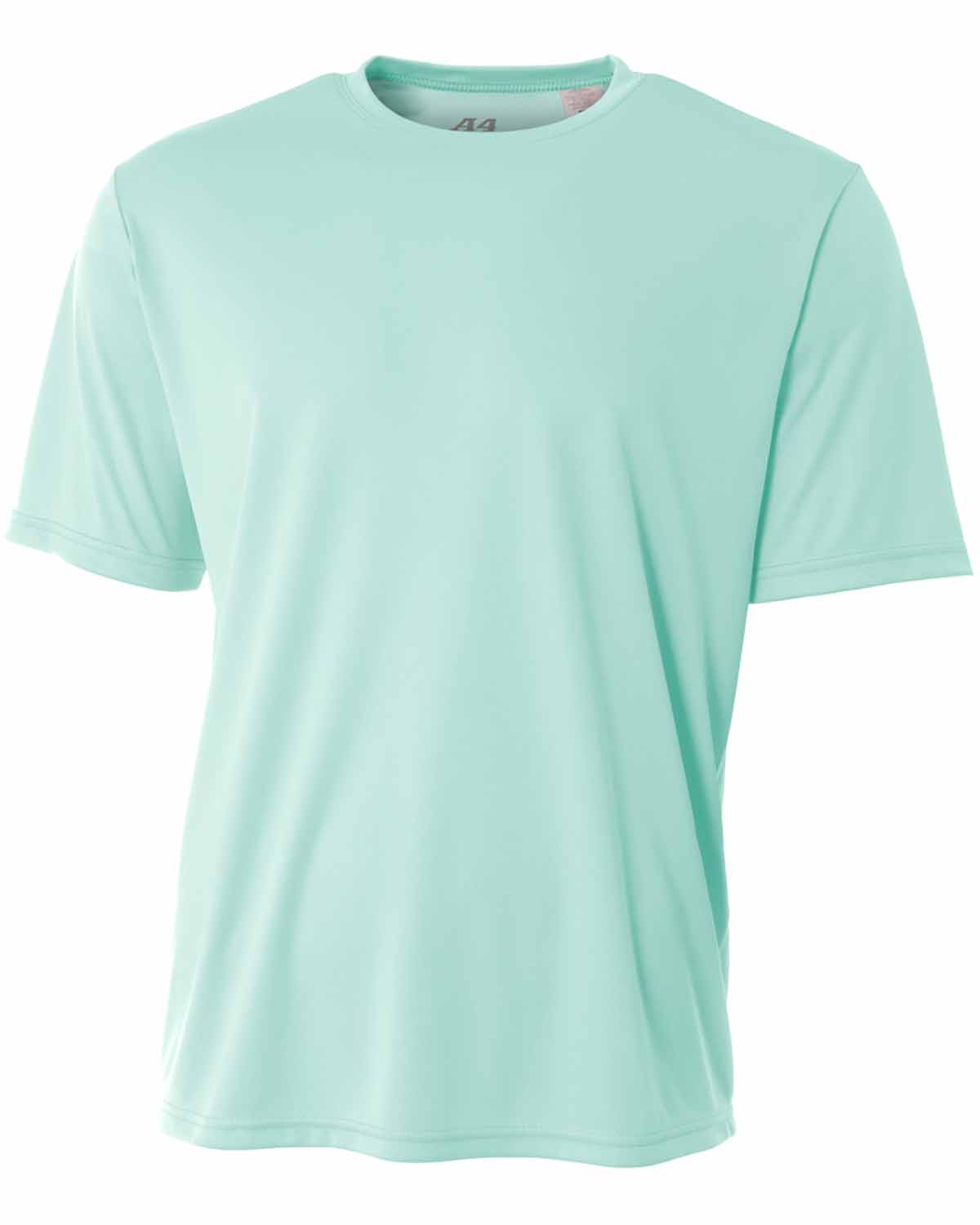 A4 NB3142 Youth Cooling Performance Crew T-Shirt in Pastel Mint size Medium | Polyester A4NB3142