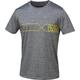 IXS Team Funktions T-Shirt, grau-gelb, Größe L