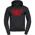 Berik The Eye Hoodie, schwarz-rot, Größe L