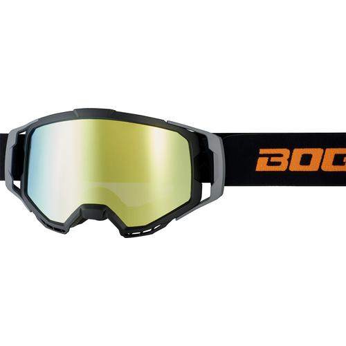 Bogotto B-1 Motocross Brille, schwarz-orange