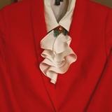 J. Crew Jackets & Coats | J.Crew. Red Linen Blazer. New With Tags | Color: Red | Size: 4