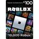 Roblox-Geschenkgutschein |10,000 Robux Guthaben | inklusive exklusivem virtuellem Item| Digital Code für Smartphones, Computer, Tablets, Xbox One, Xbox Series X|S, Oculus Rift et HTC Vive)