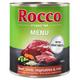 6x800g Menu bœuf, agneau Rocco - Nourriture pour chien