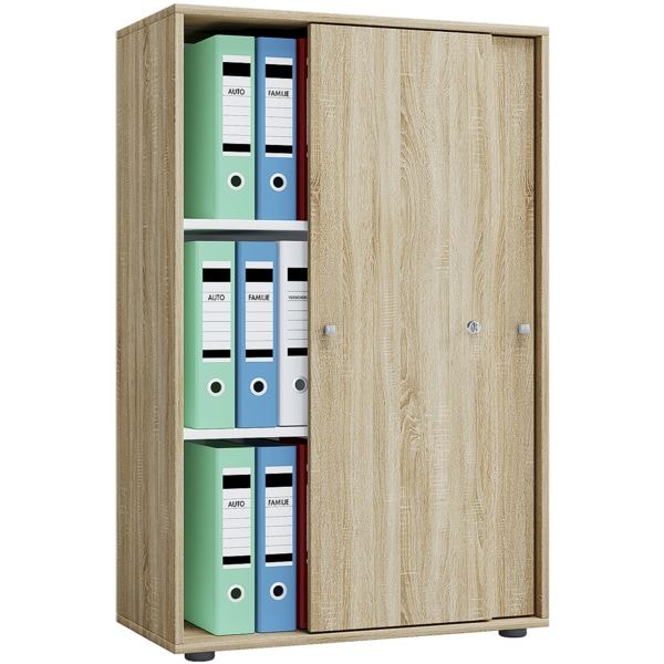 VCM Schiebetürenschrank »Lona« 3 OH breit braun, 70x111x40 cm