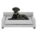 Metro Orthopedic Dog Bed, 26" L X 18" W X 16" H, Metal, Small, Grey