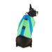 The Beach Bum Green & Blue Dog Flotation Vest, Small