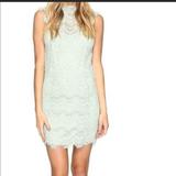 Free People Dresses | Free People Lace Dress | Color: Blue/Green | Size: S