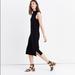 Madewell Dresses | Madewell Mock Neck Jersey Midi Dress | Color: Black | Size: S